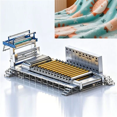 Deken roterende drukmachine